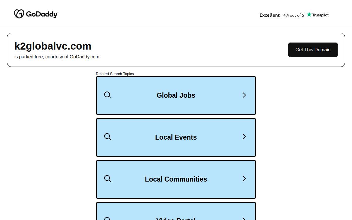K2 Global website preview