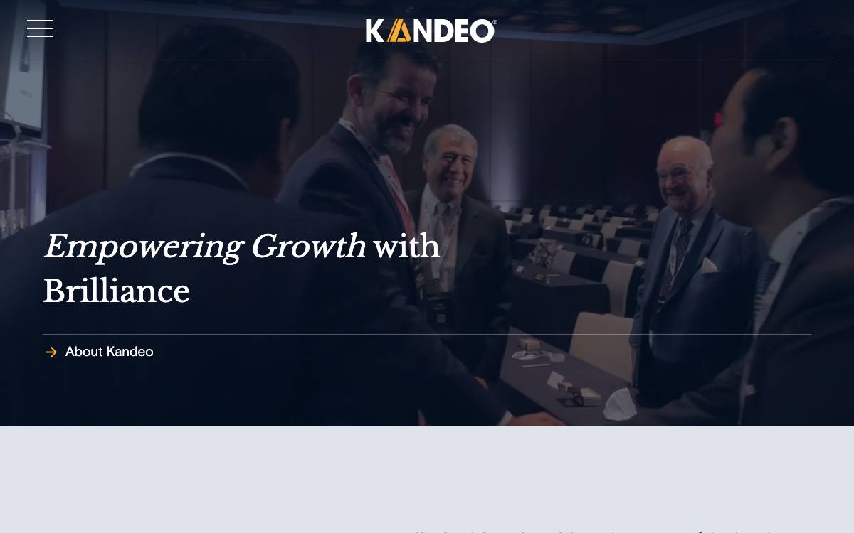 Kandeo website preview