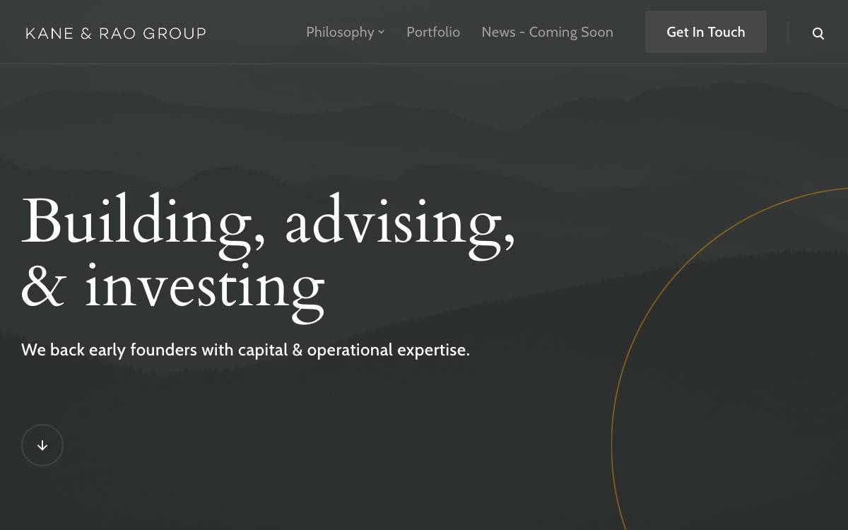 Kane & Rao Group website preview
