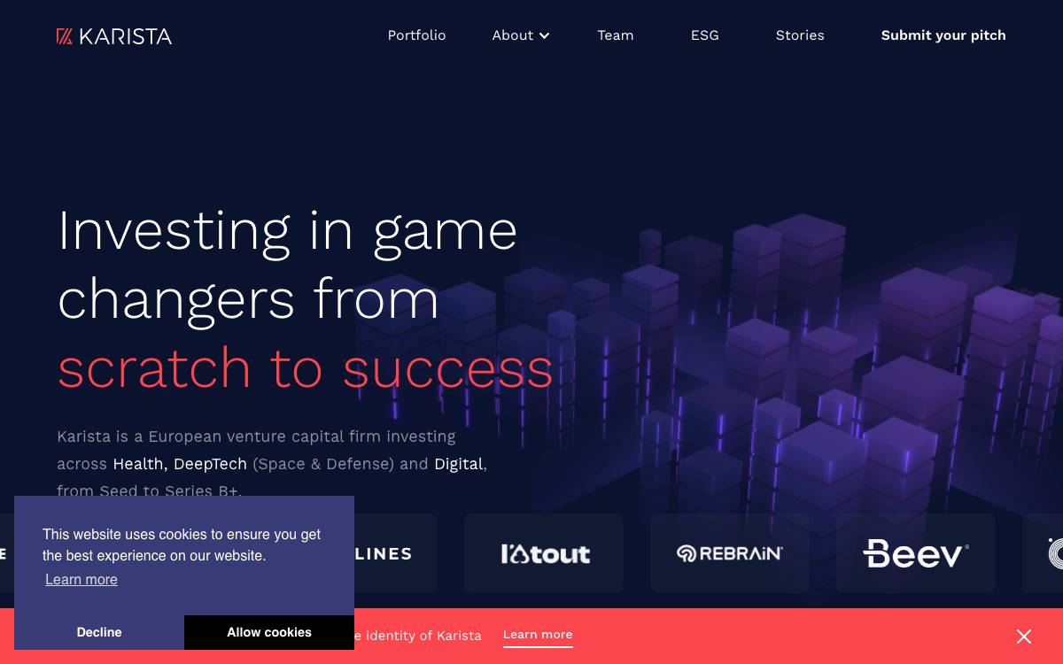 Karista website preview