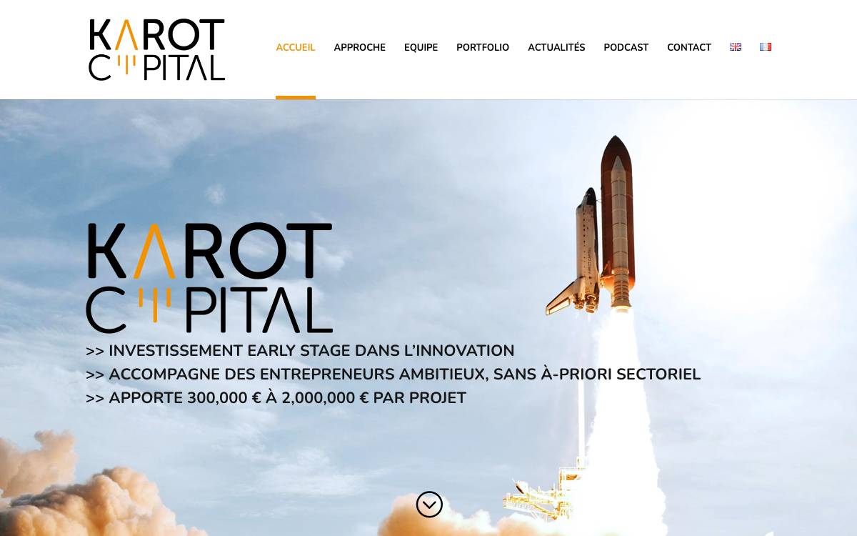 Karot Capital website preview