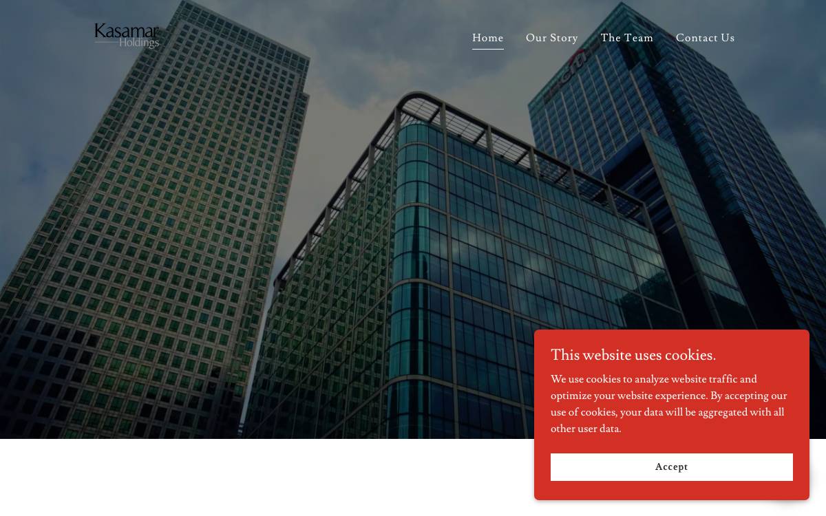 Kasamar Holdings website preview