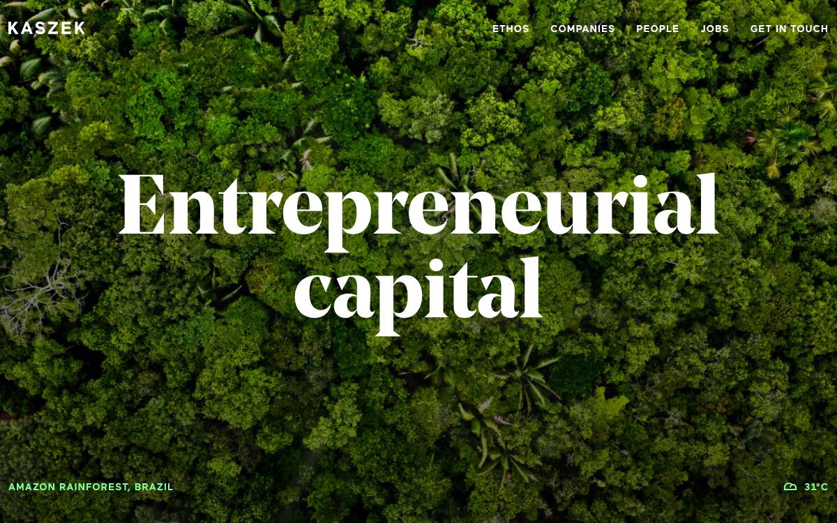 Kaszek Ventures website preview