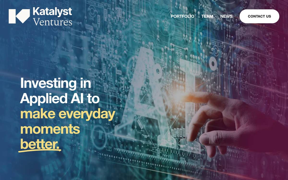 Katalyst Ventures website preview