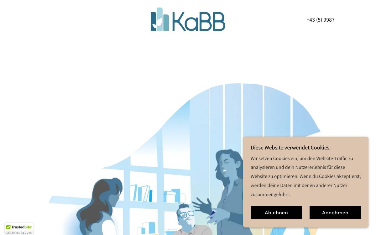 Kaufmann Familienholding website preview