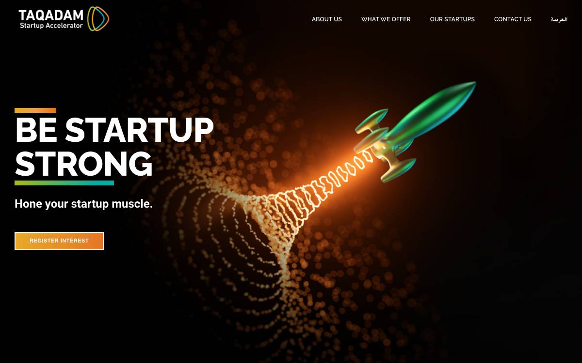 KAUST TAQADAM website preview