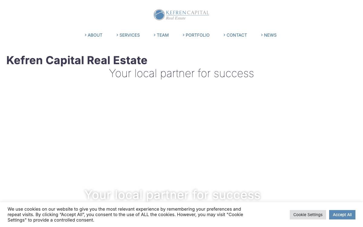 Kefren Capital website preview