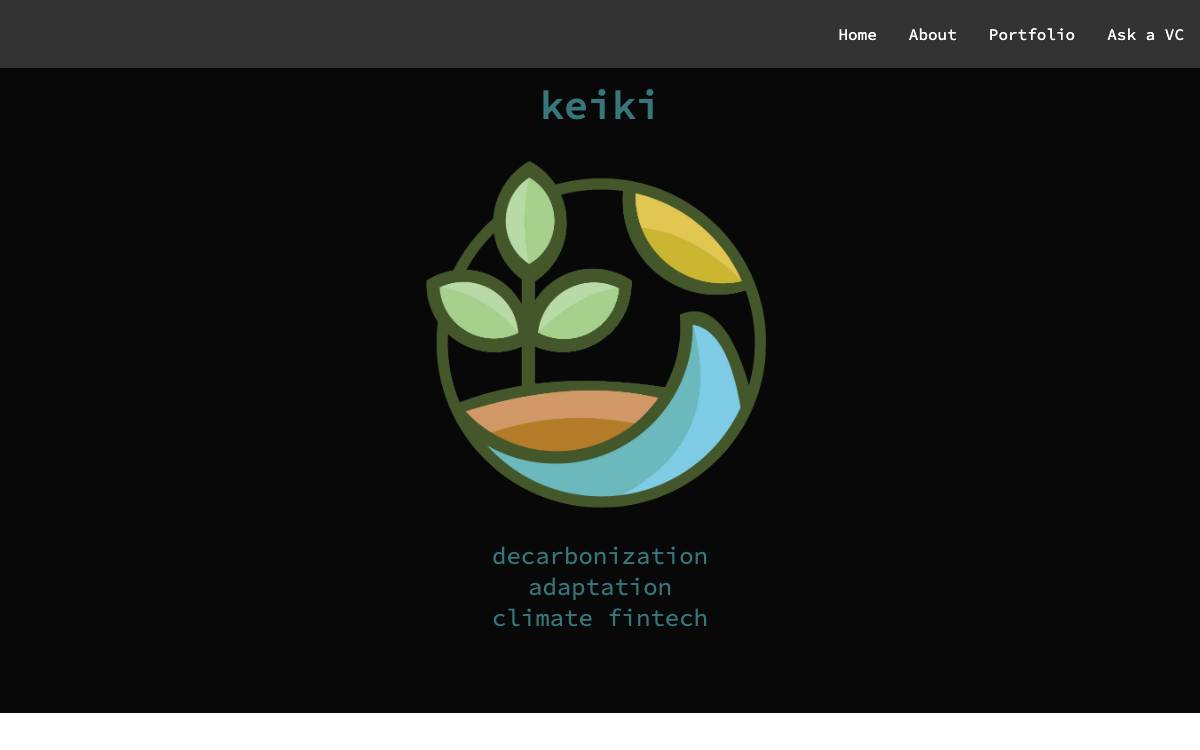 Keiki Capital website preview