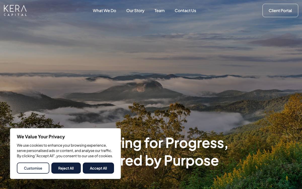 Kera Capital Partners website preview