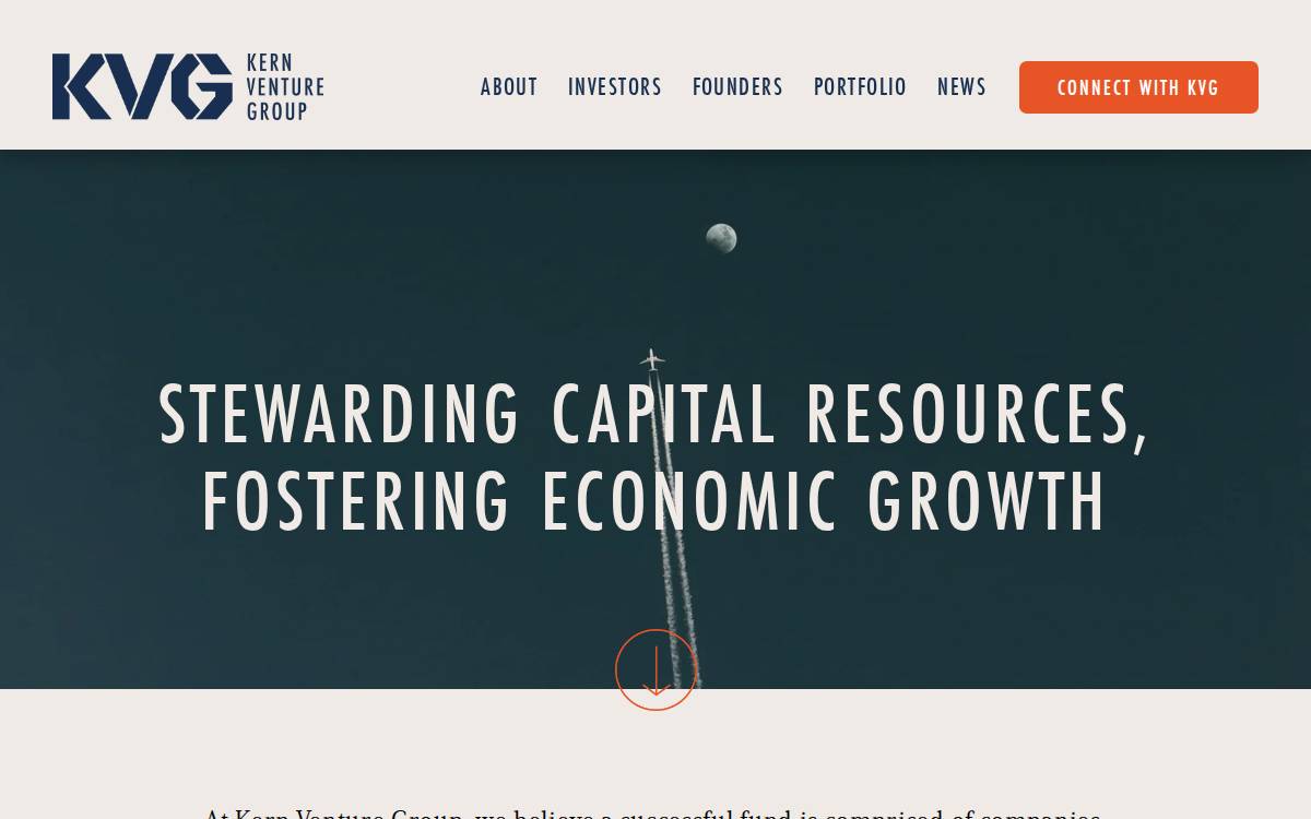 Kern Venture Group website preview