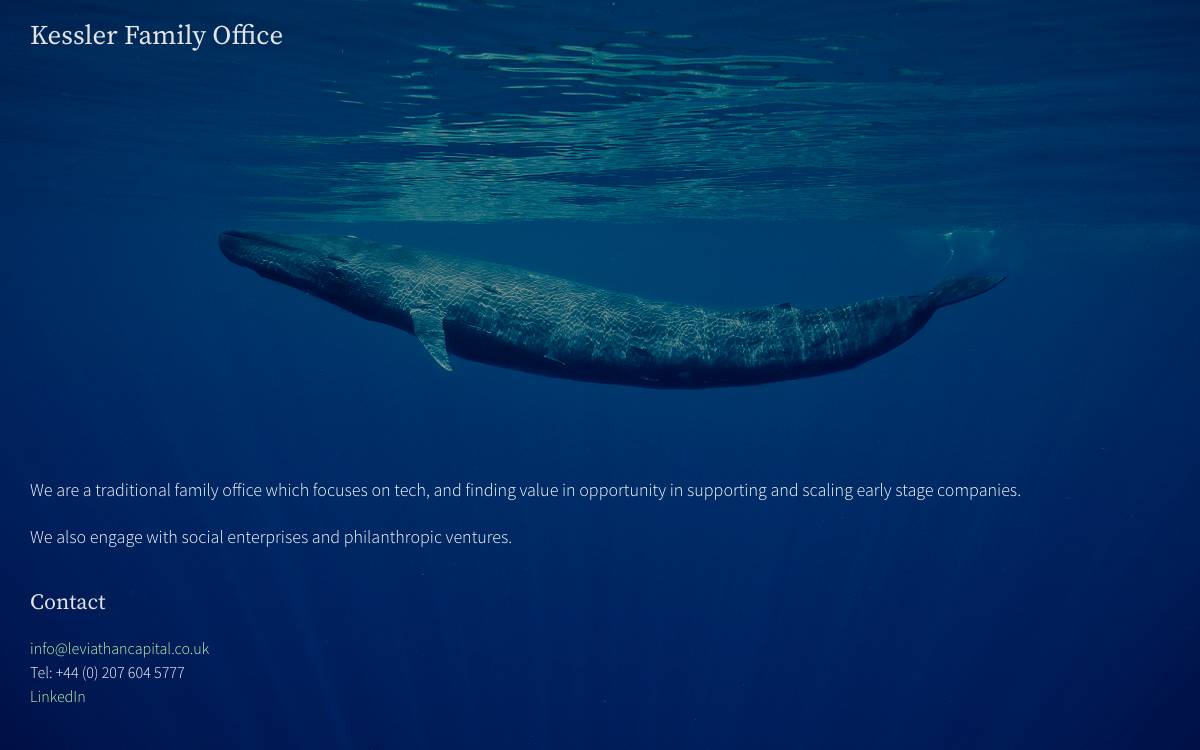 Kessler Family Office website preview