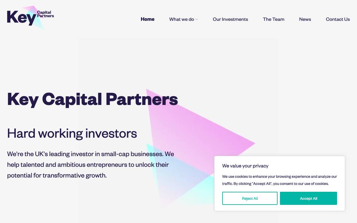 Key Capital Partners website preview