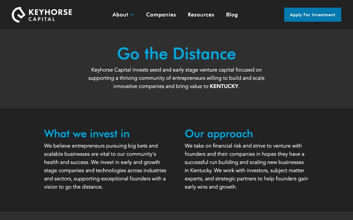 Keyhorse Capital website preview