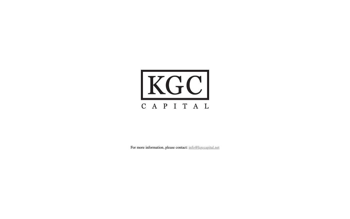 KGC Capital website preview