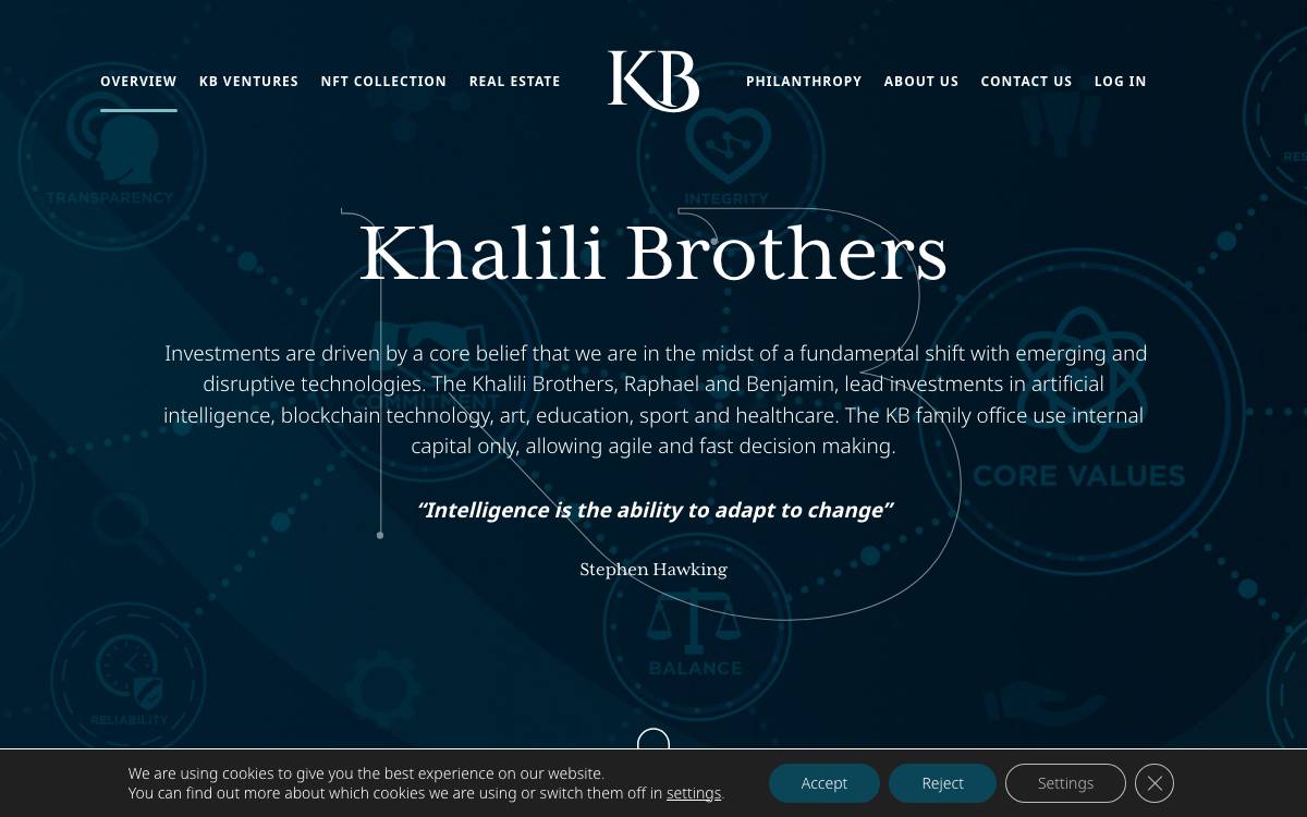 Khalili Brothers website preview