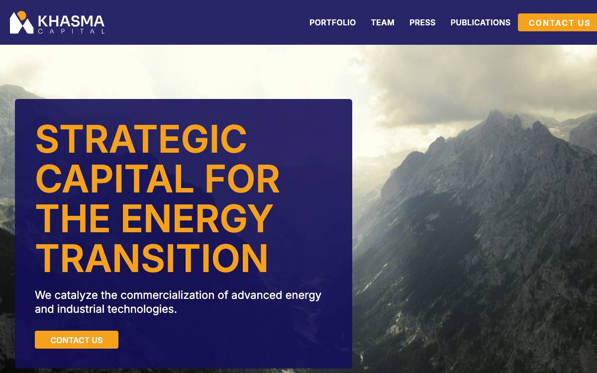 Khasma Capital website preview