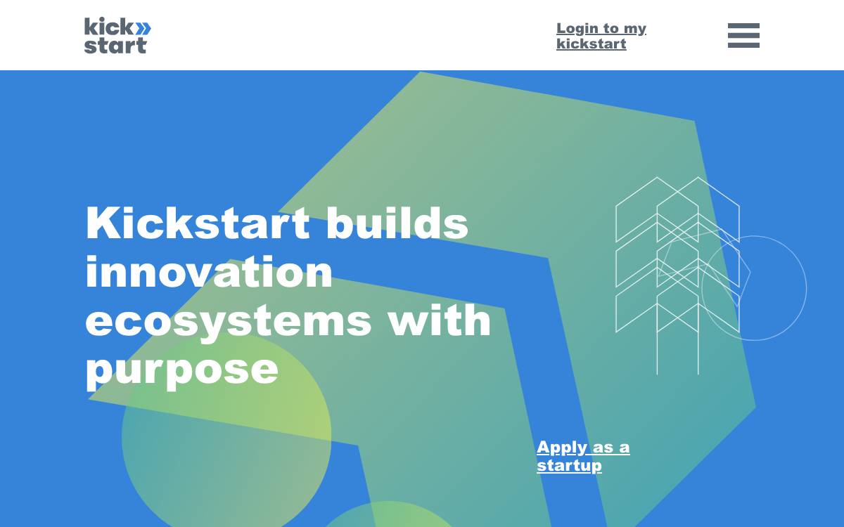 Kickstart Innovation website preview