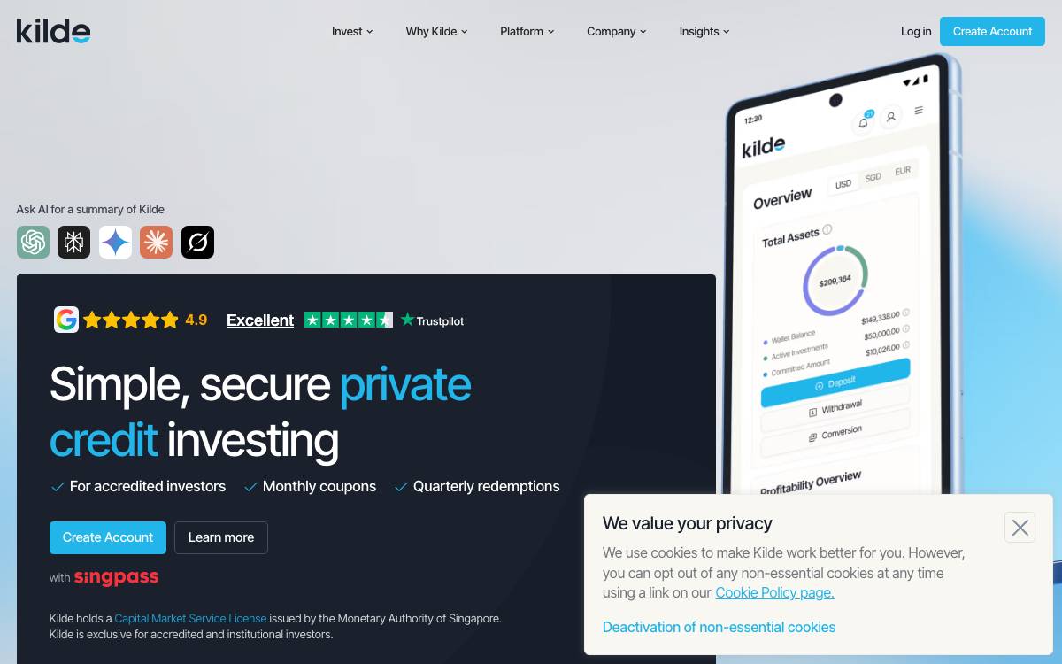 Kilde website preview