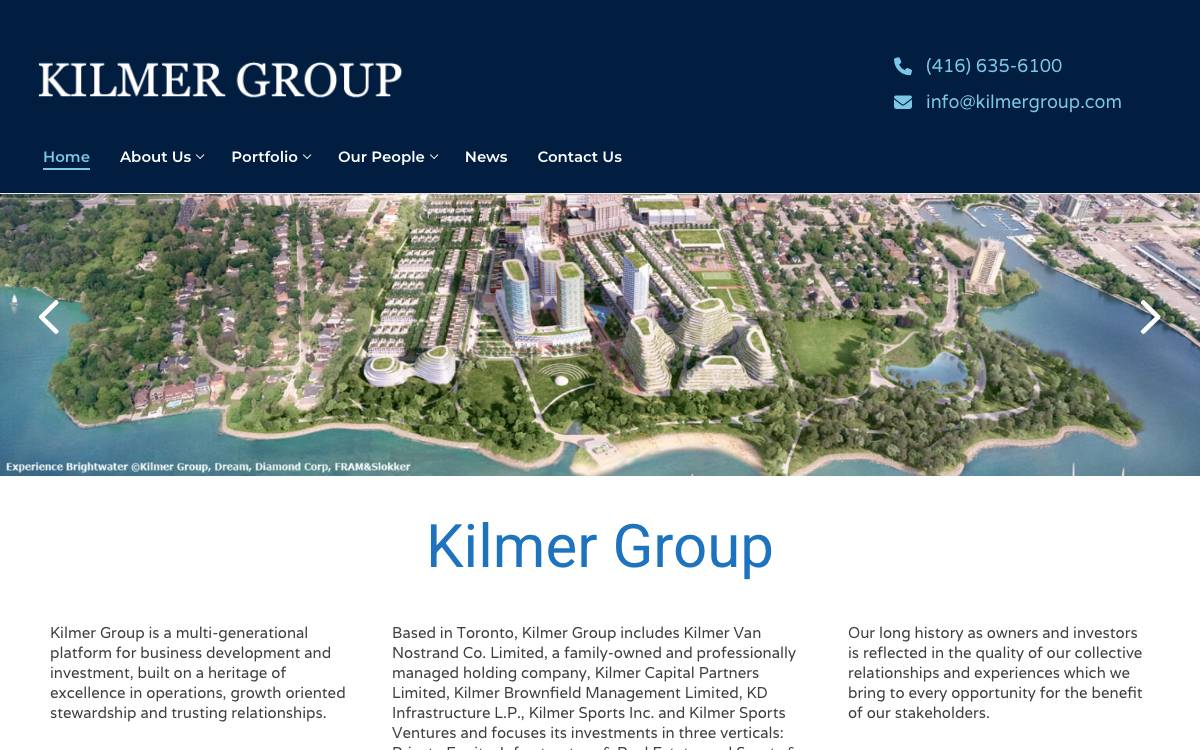 Kilmer Group website preview