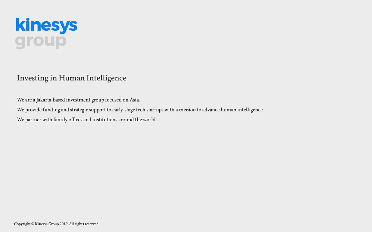 Kinesys Capital website preview