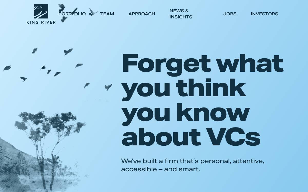 King River Capital website preview