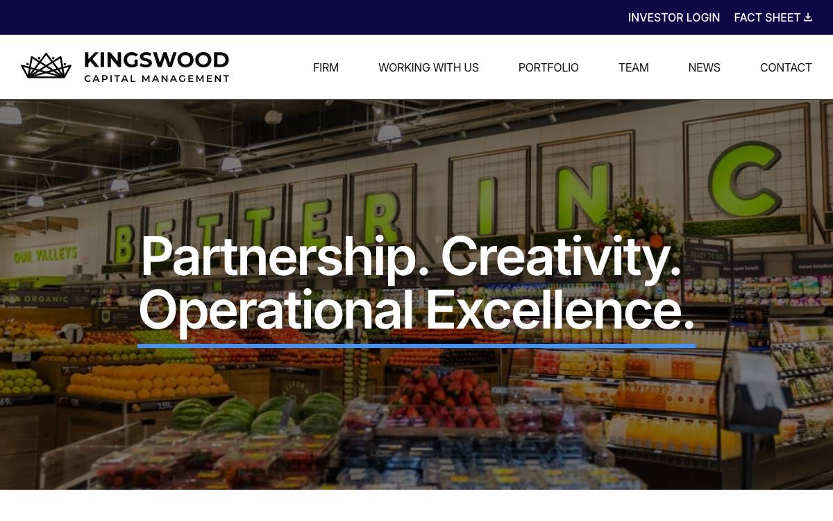 Kingswood website preview
