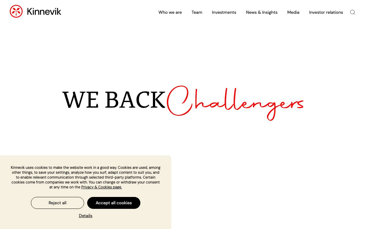 Kinnevik website preview