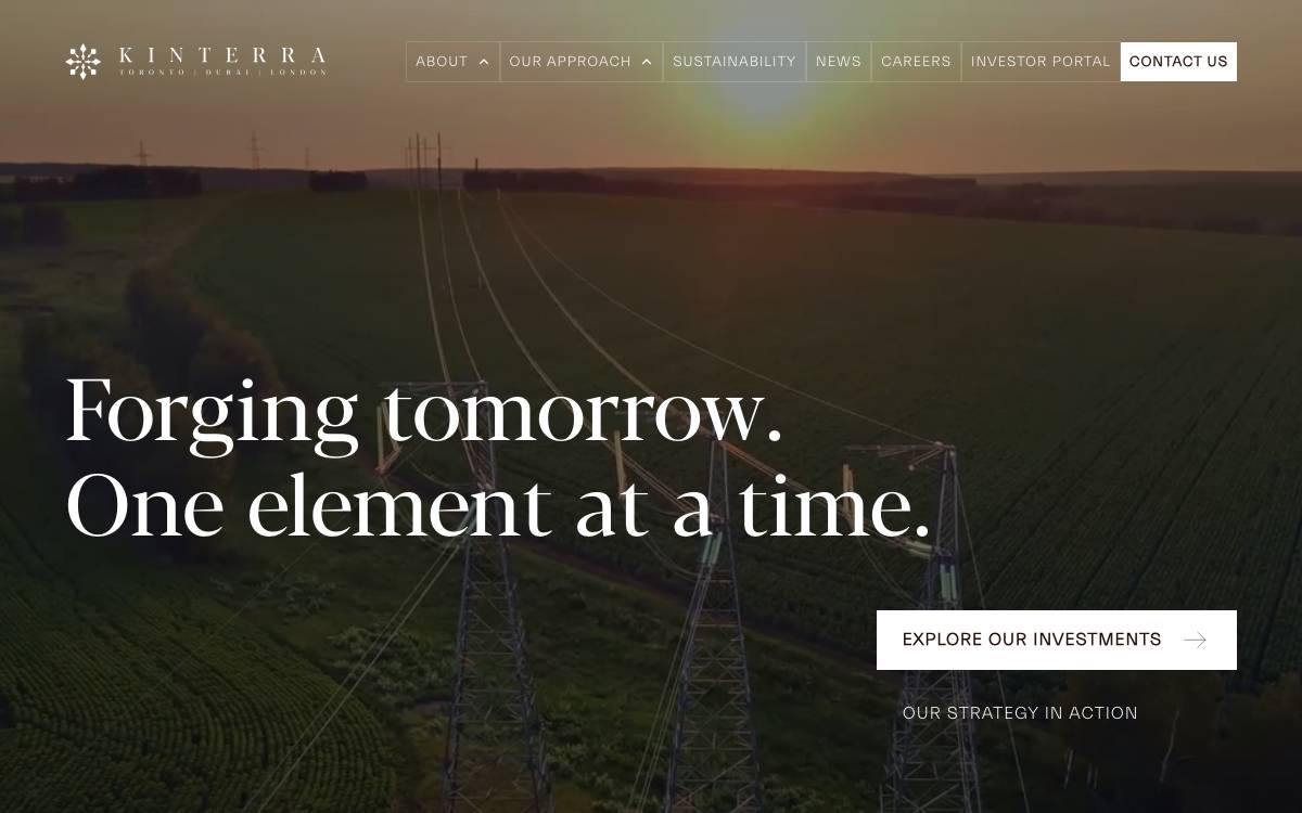 Kinterra Capital Corp website preview