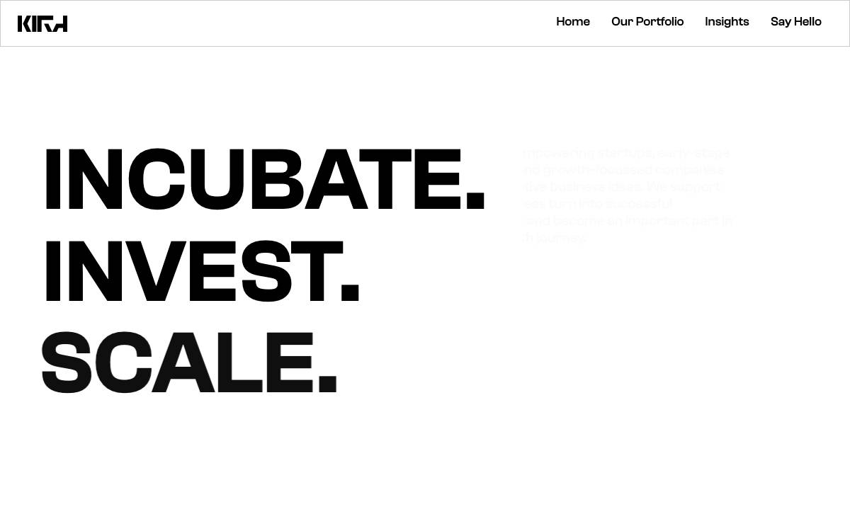 Kira Studio website preview