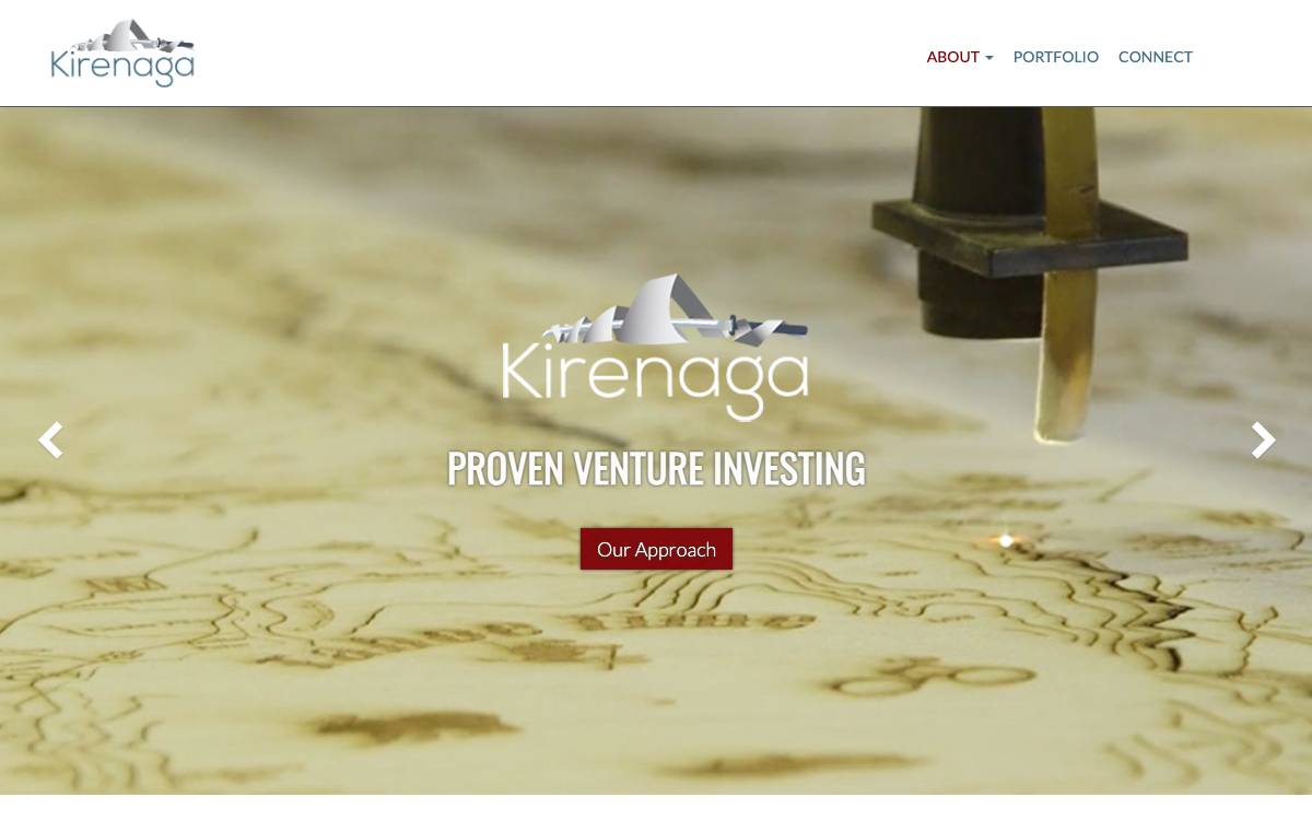 Kirenaga Partners website preview