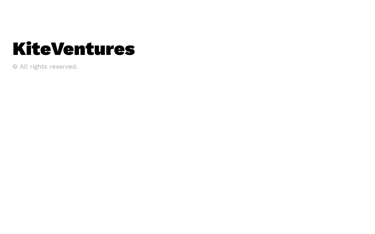 Kite Ventures website preview