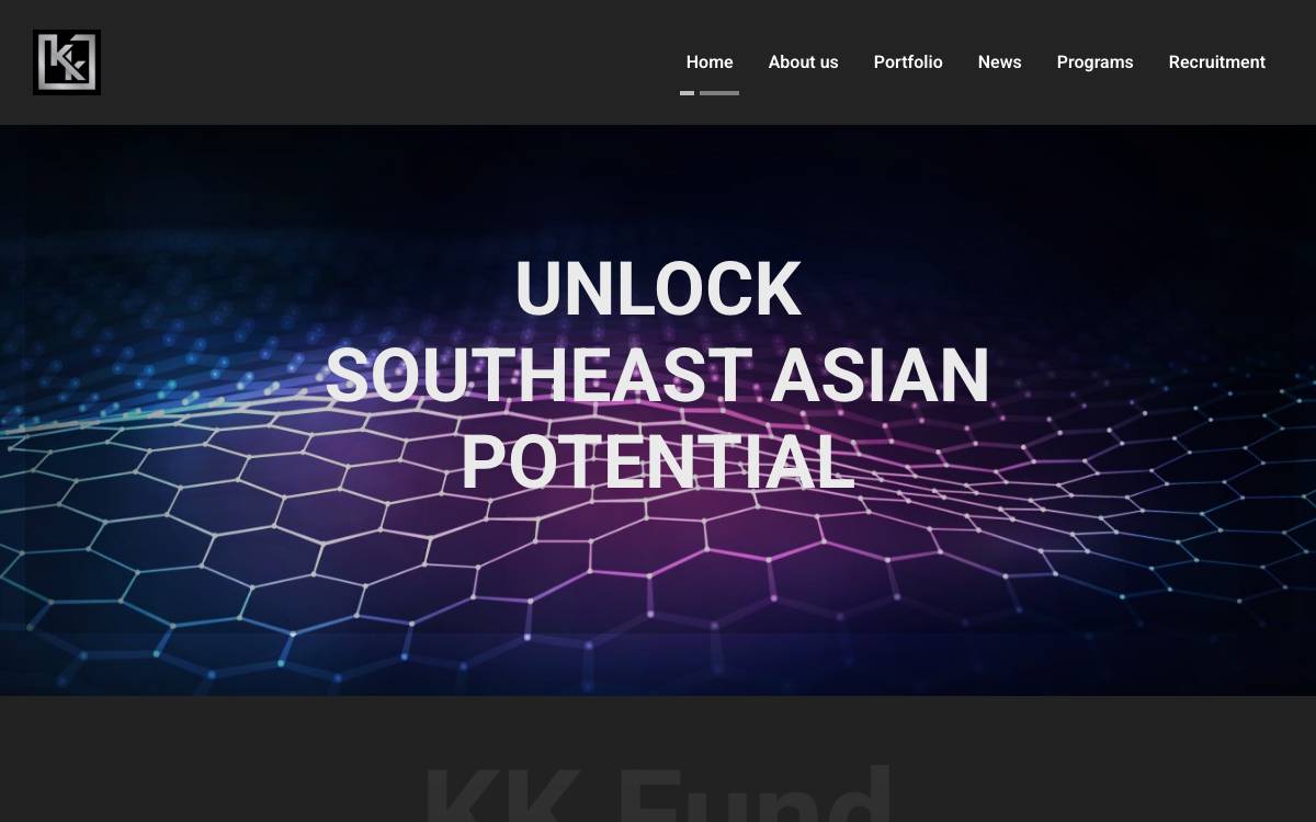 KK Fund website preview