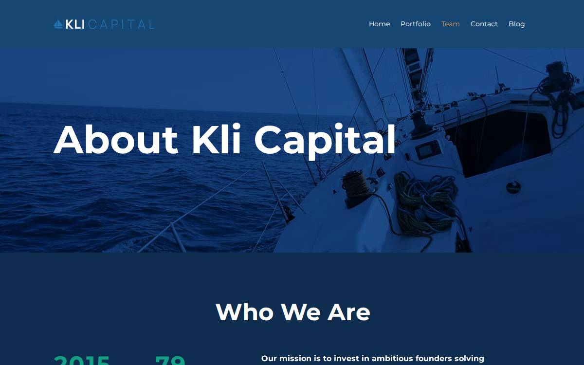 Kli Capital website preview