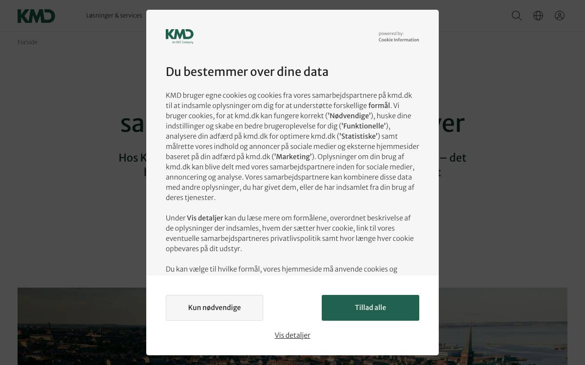 KMD Venture website preview
