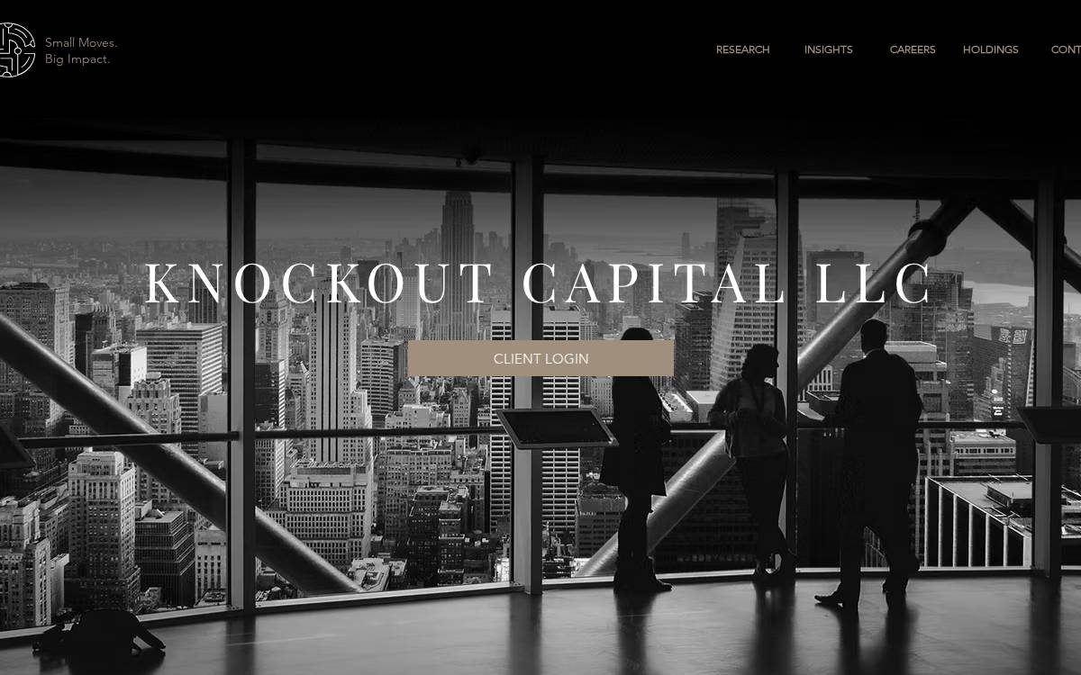 Knockout Capital website preview