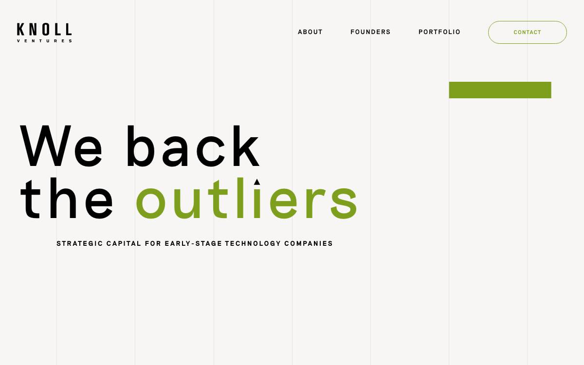 Knoll Ventures website preview