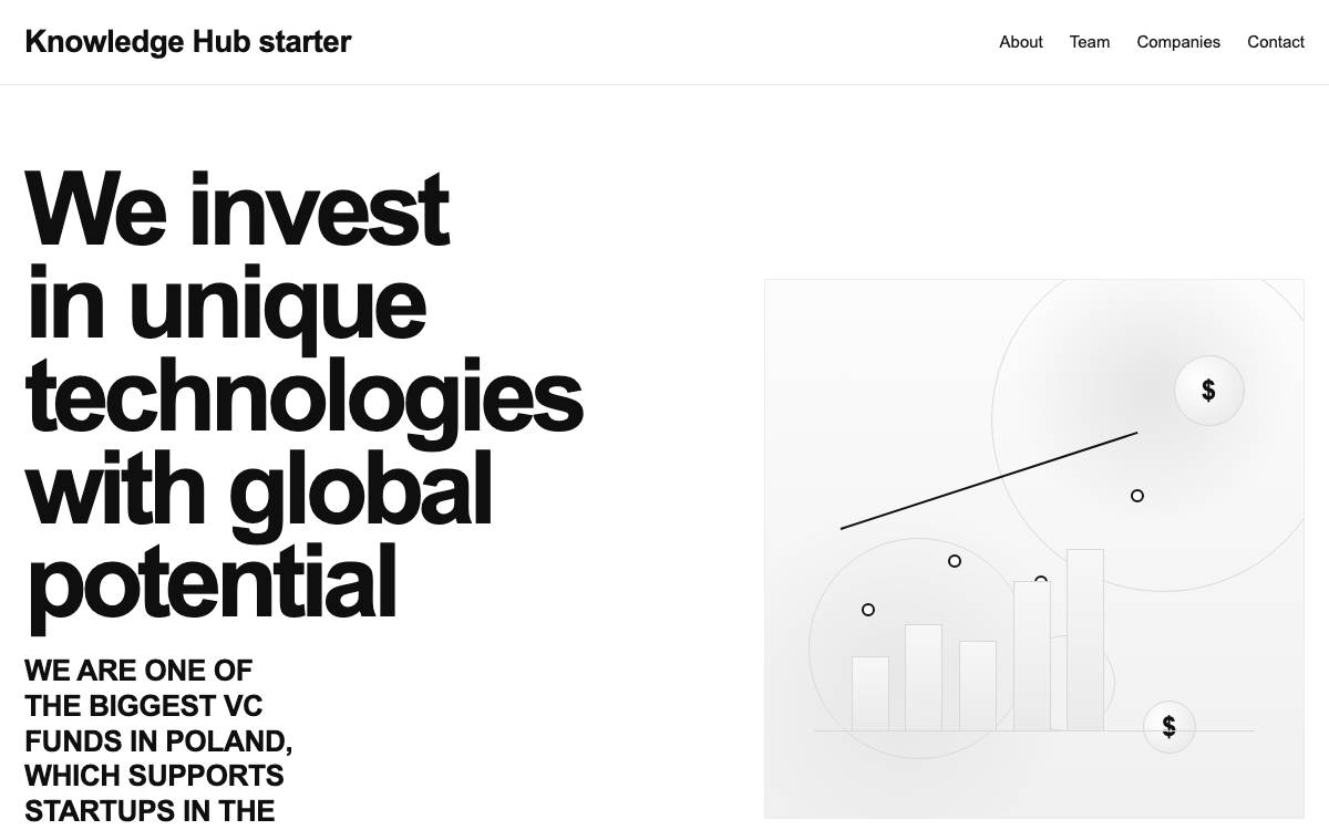 KnowledgeHub website preview