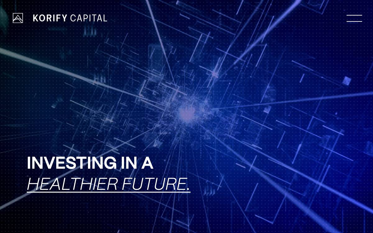 Korify Capital website preview