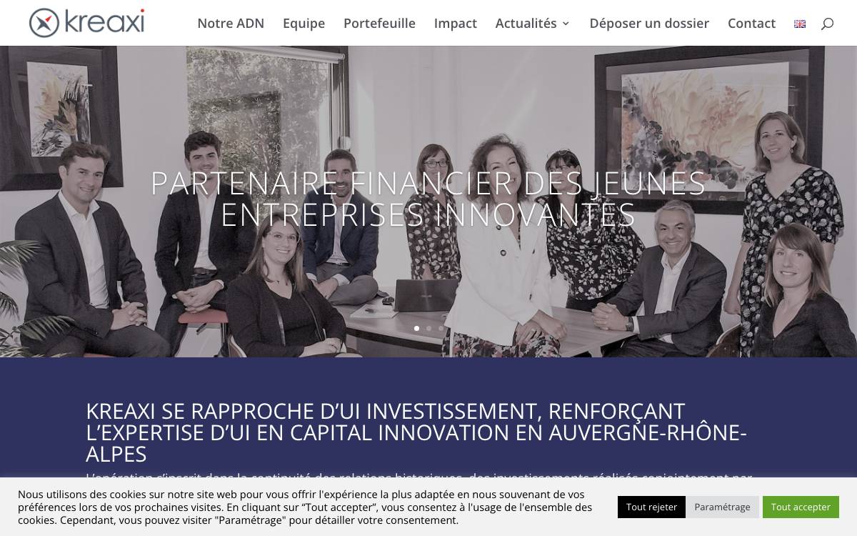 KREAXI website preview