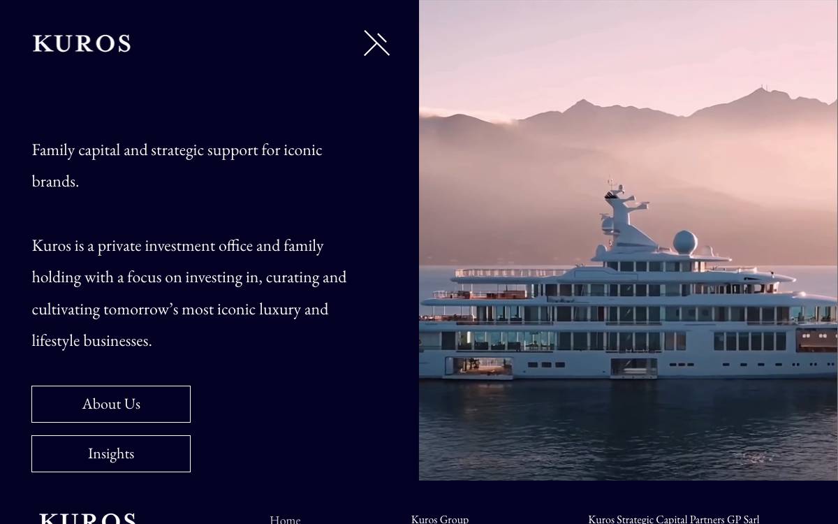 Kuros Group website preview