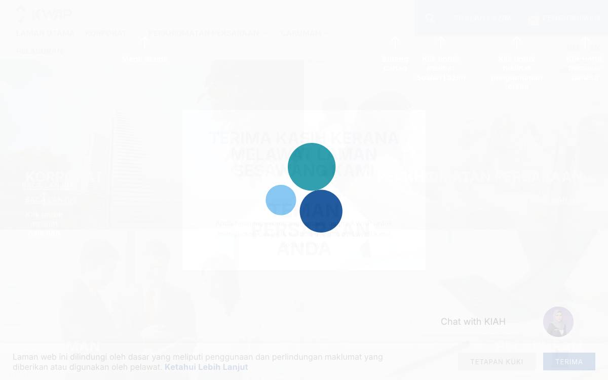 KWAP website preview