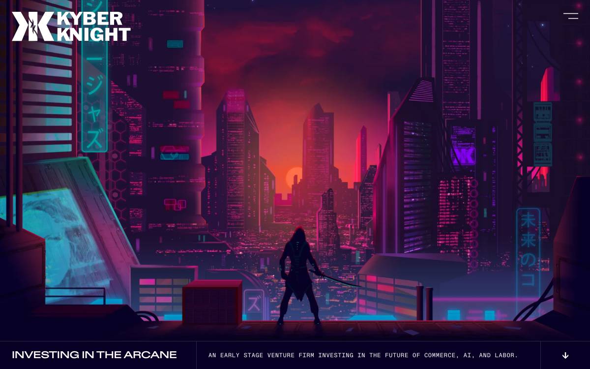 Kyber Knight Capital website preview