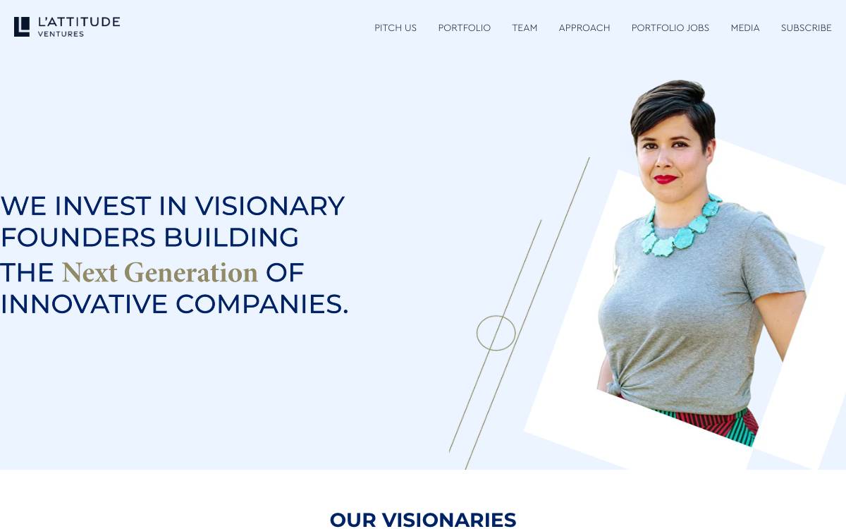 L'ATTITUDE Ventures website preview