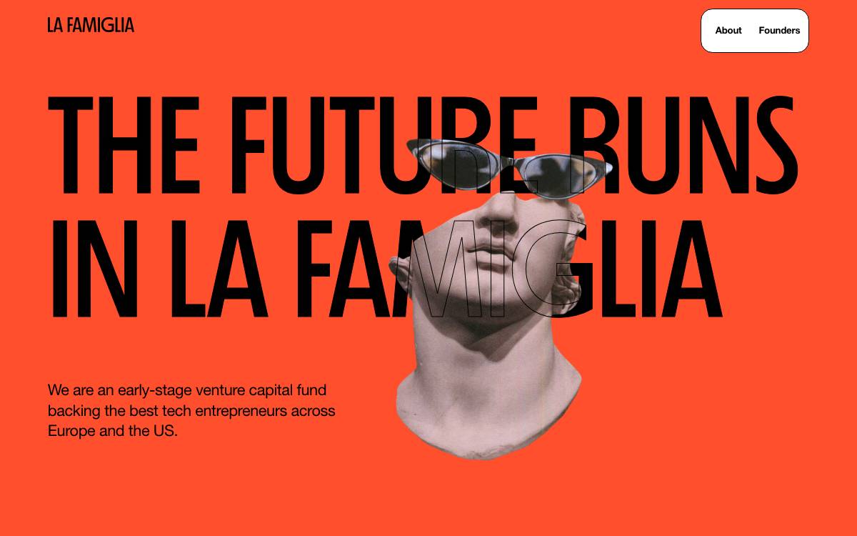 La Famiglia website preview
