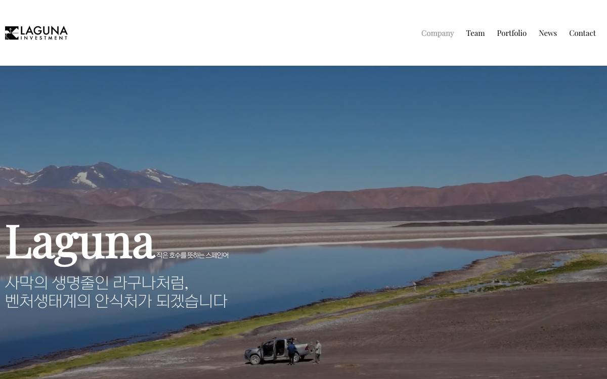 Laguna Investment website preview