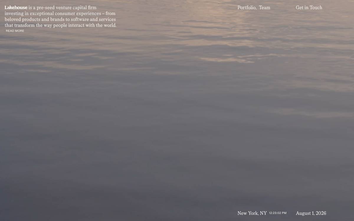 Lakehouse Venture Partners website preview