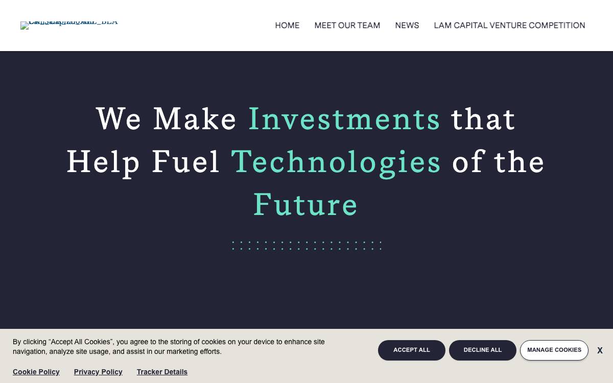 Lam Capital website preview