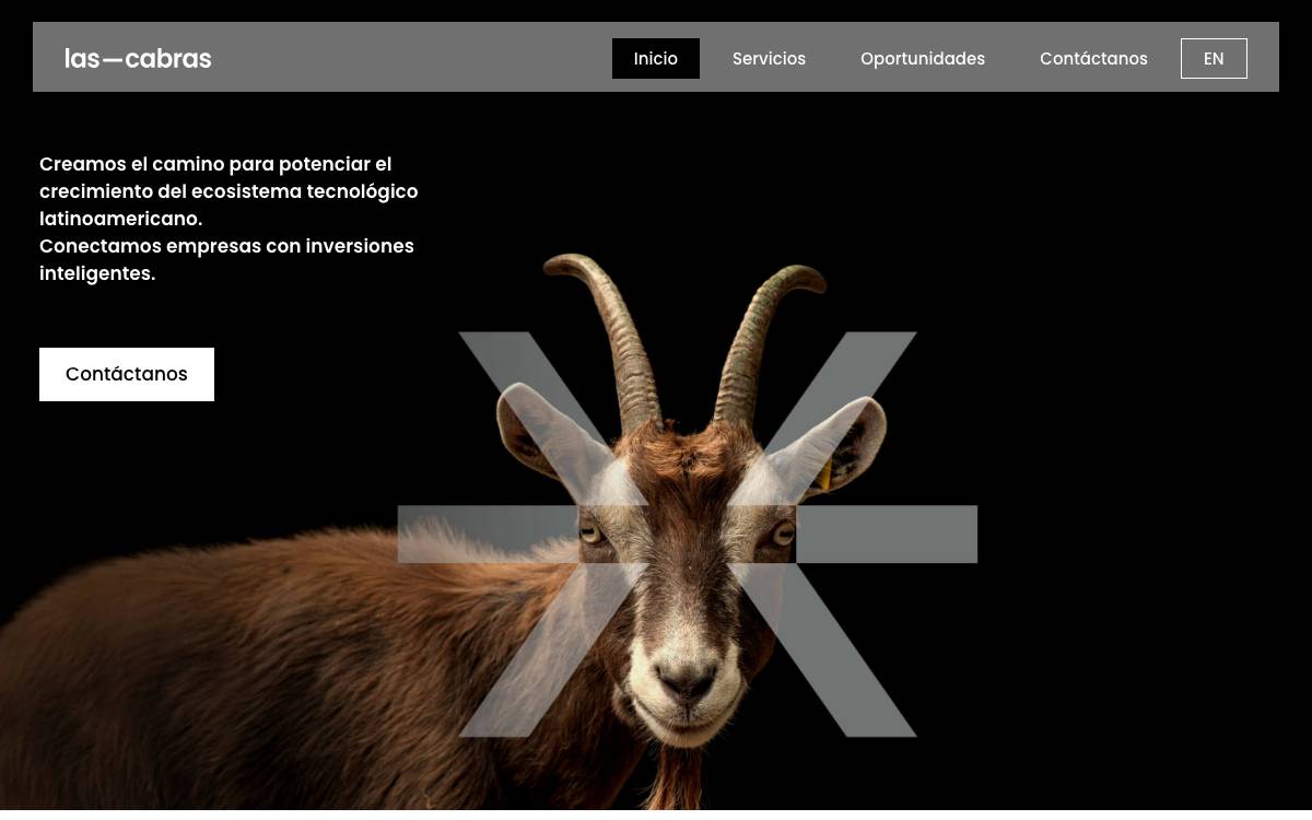 Las Cabras website preview