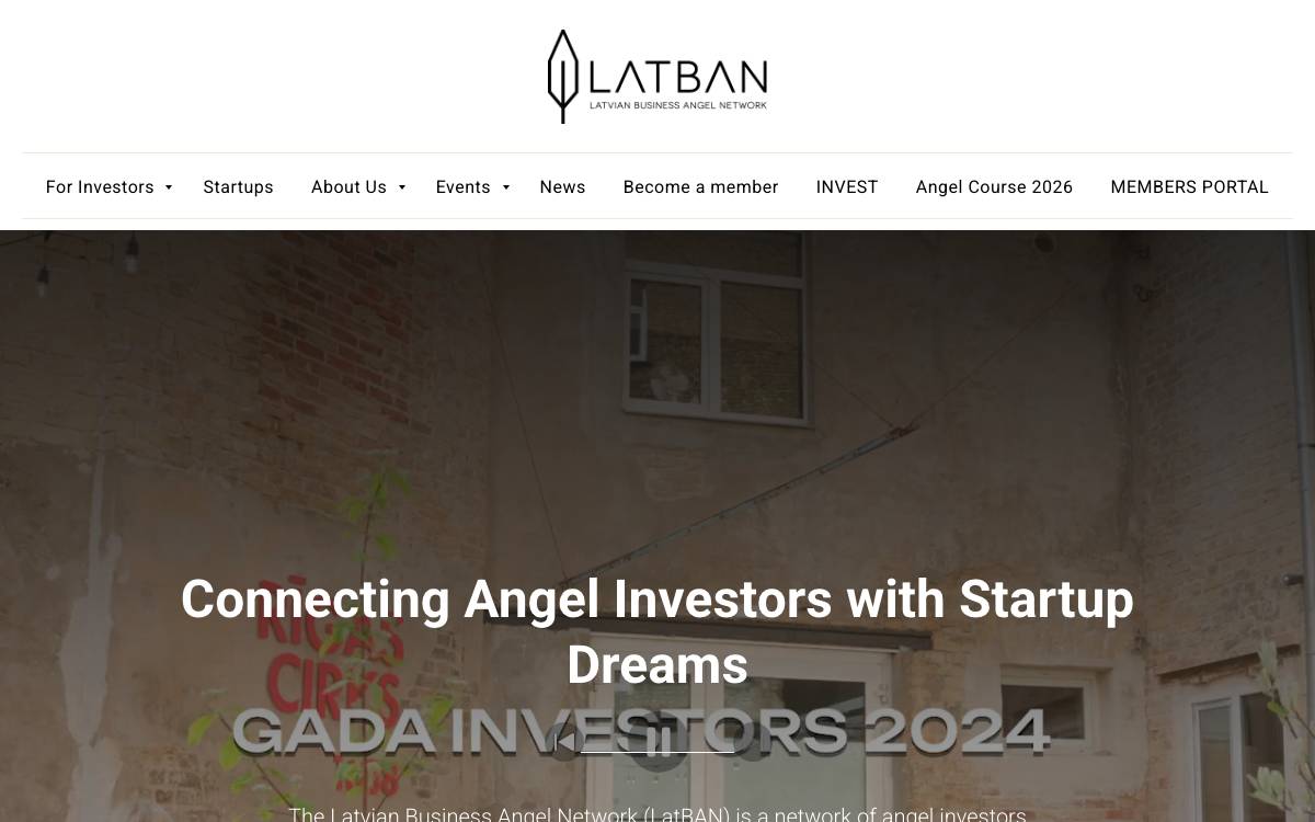 LatBAN website preview
