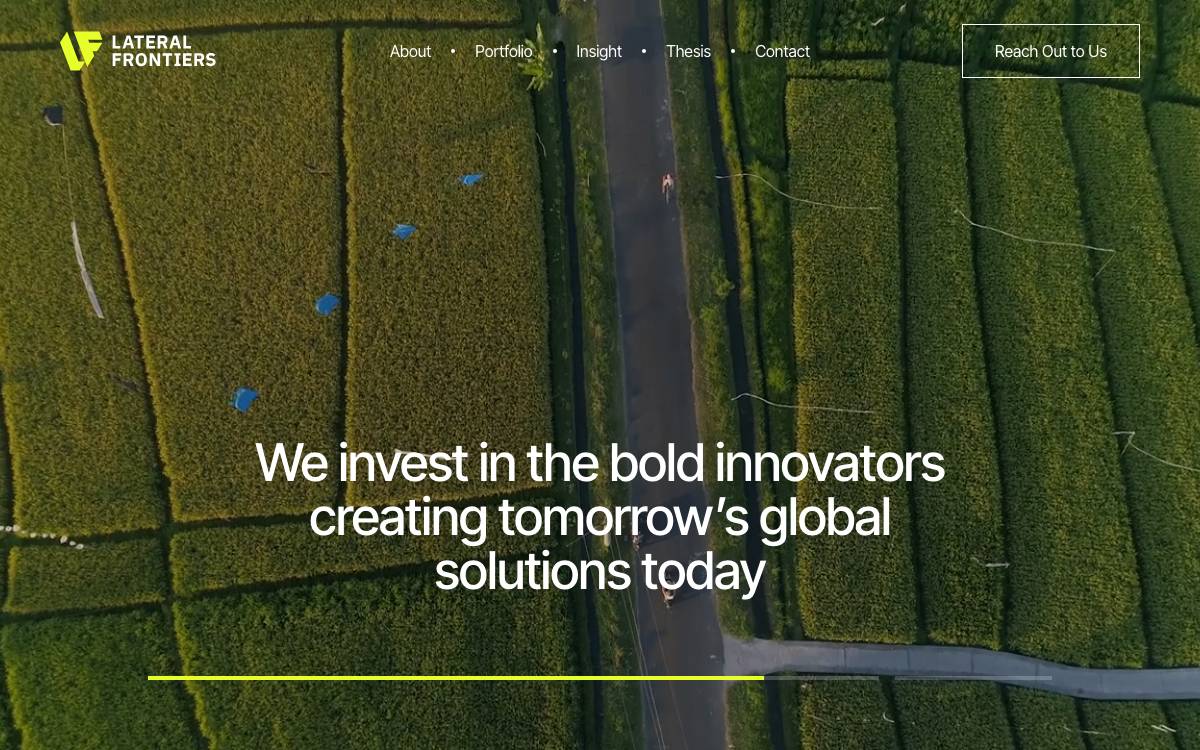 Lateral Capital website preview